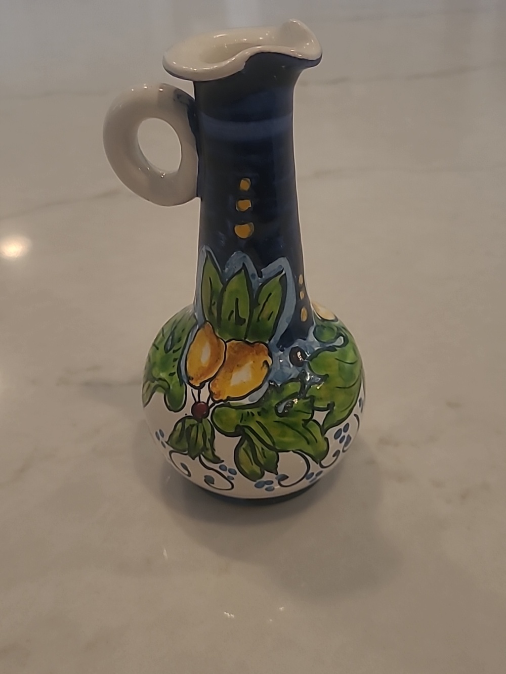 Hand-painted Olive Oil Dispenser